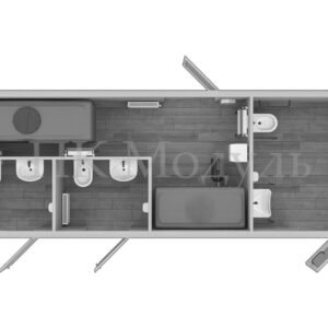 автономный туалетный модуль 6